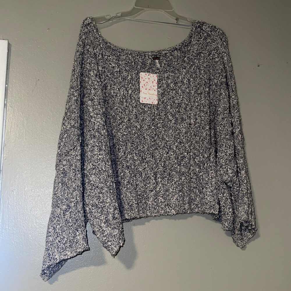 Free people charcoal sweater